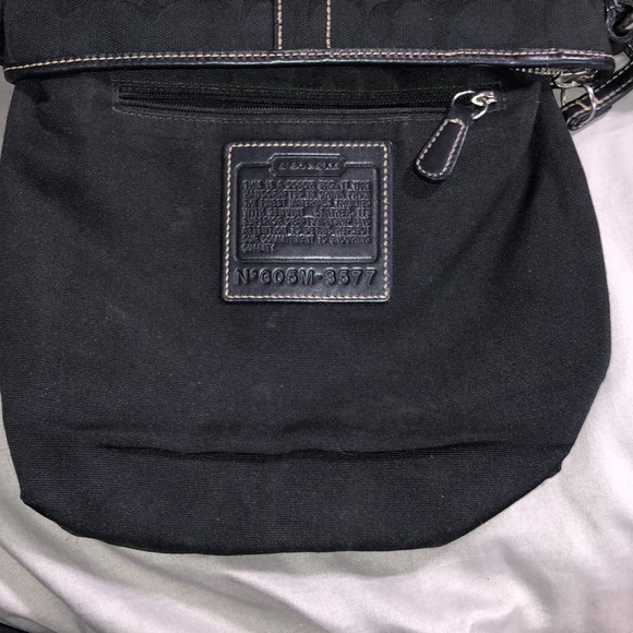 Coach Signature Monogram Canvas Shoulder B… - Picture 6 of 8